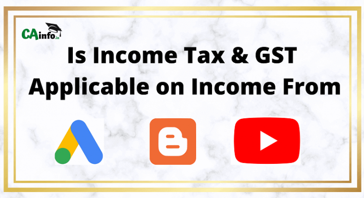 Income Tax on youtube inome