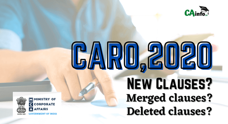 CARO, 2020 new clauses, deleted clause, merged clause